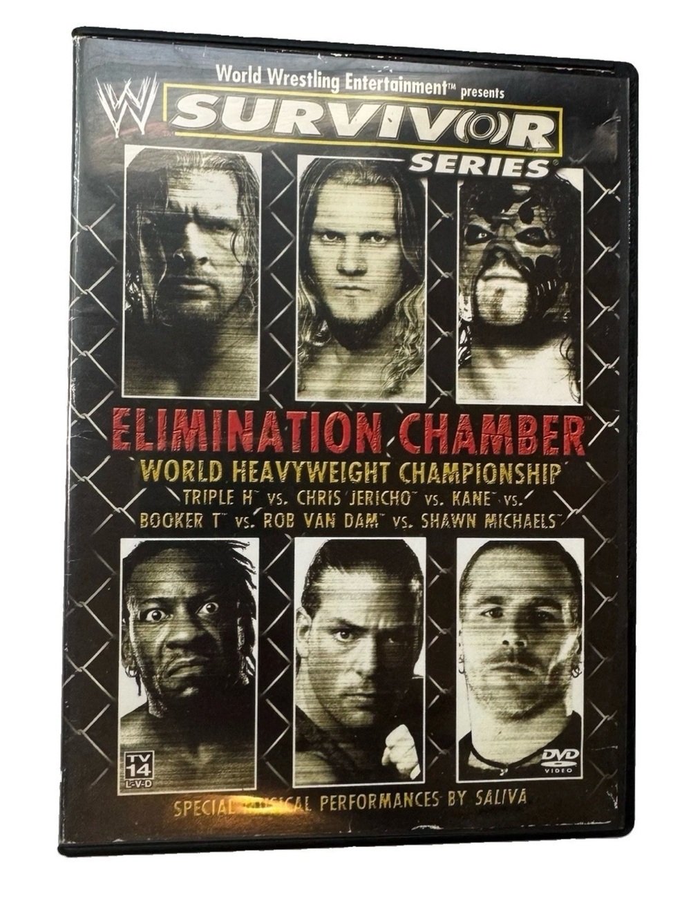 WWE Survivor Series DVD - Black with Gold and Red Accents